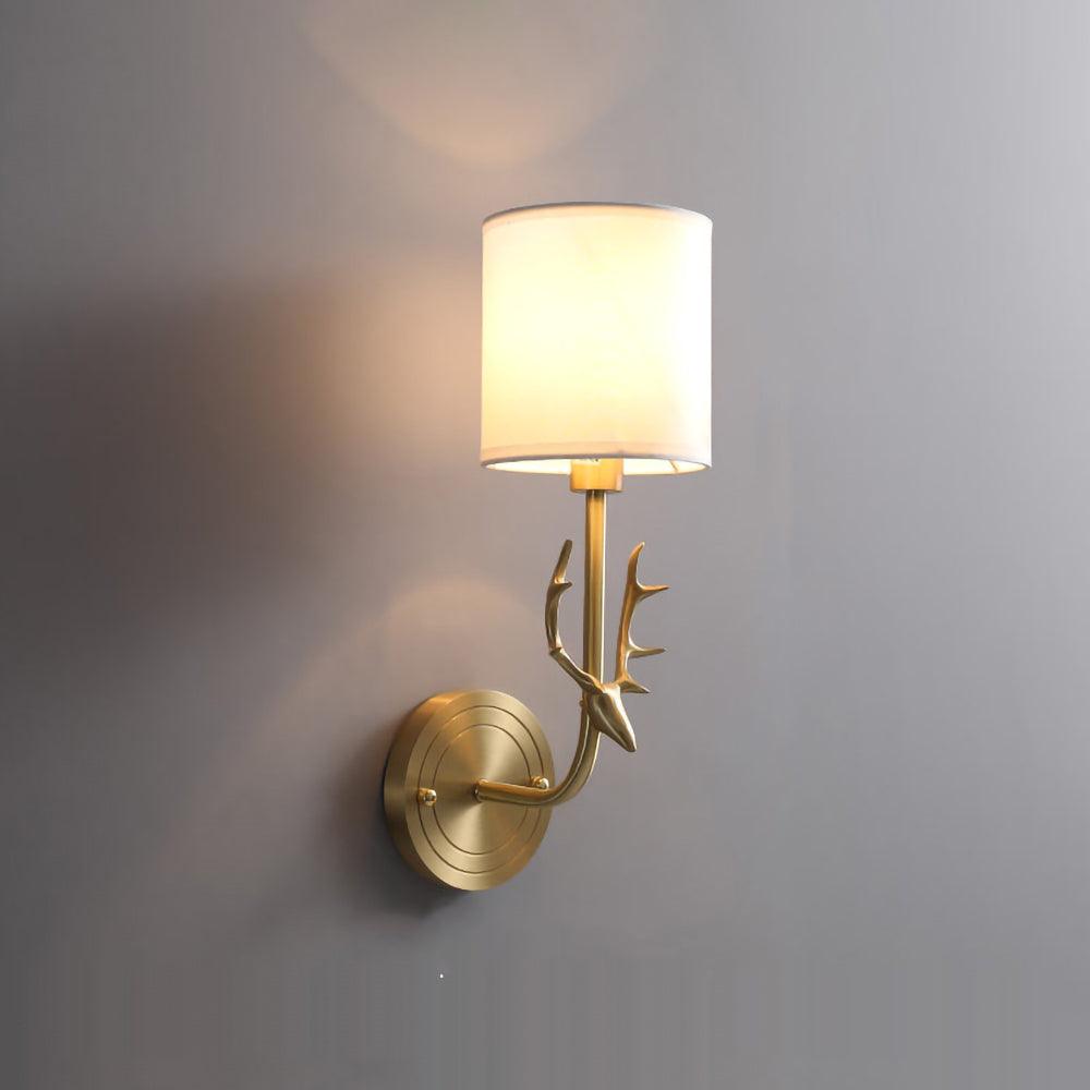 Brass Deer Head Wall sconce Wall Light