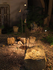 Bellflower Patio light Outdoor Floor Lamp