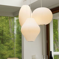 Bubble Mulberry Silk Hanging light Pendant Lamp