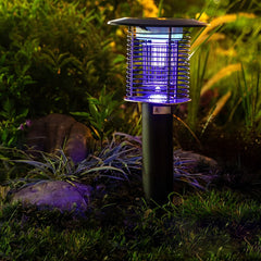 Waterproof USB Solar Bug Zapper Mosquito Killer Lamp Garden Lights