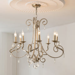Candle Crystal Ceiling fixture Chandelier