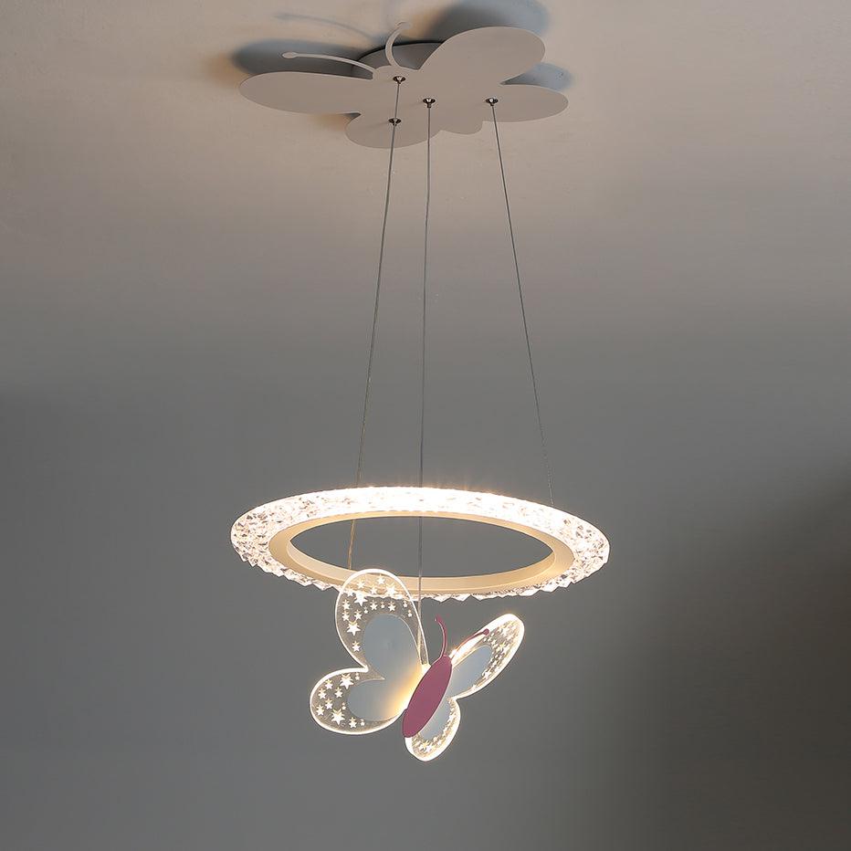 Cartoon Butterfly Acrylic Ceiling light fitting Pendant Lamp