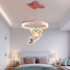 Cartoon Butterfly Acrylic Ceiling light fitting Pendant Lamp