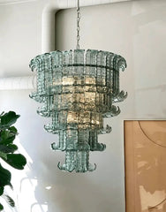 Cascade Murano Gasolier Chandelier