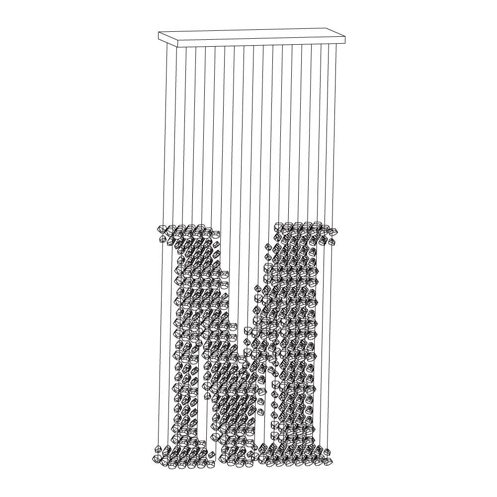 Charcoal Crown Chandeliers M