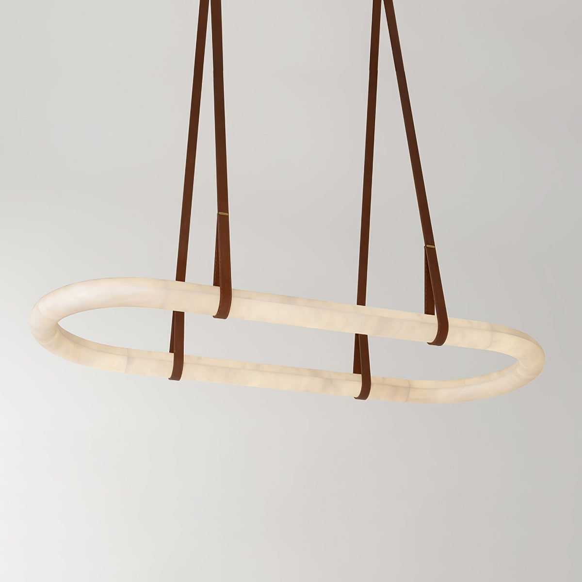 Circle Alabaster Pendant light Chandelier
