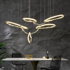 Cloud Rings Series Brass Ceiling fixture Chandelier