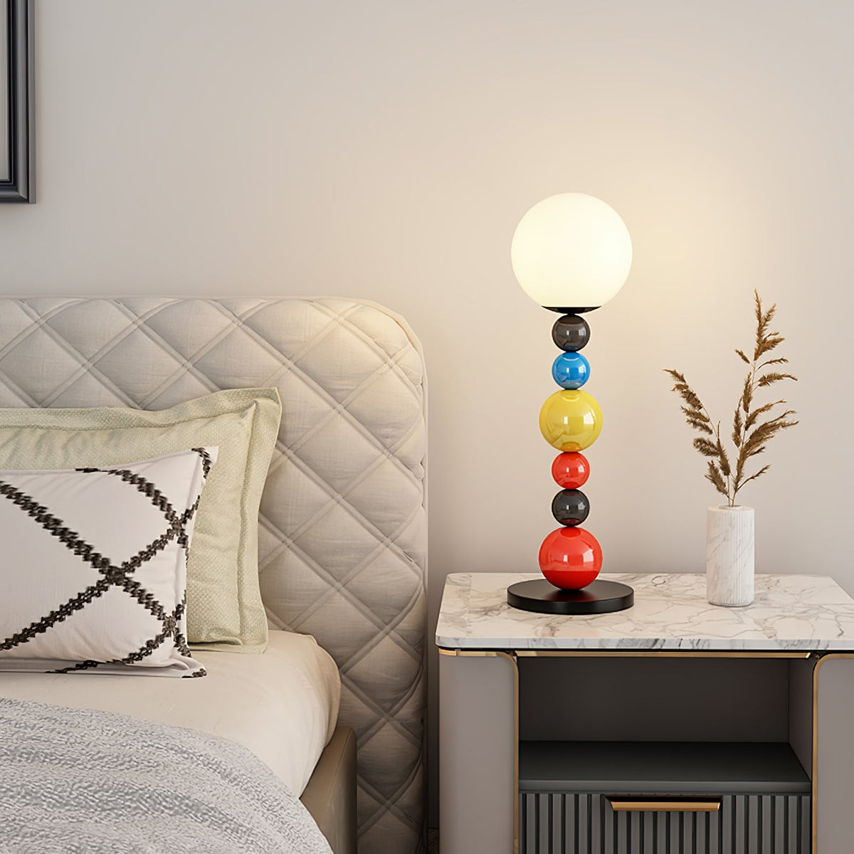 Colorful Round Ball Reading Lamp Floor Lamp