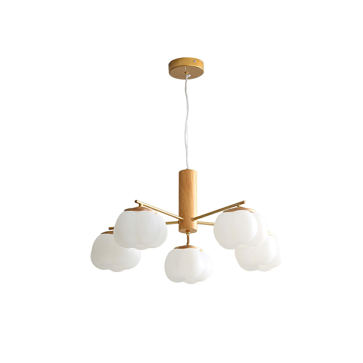 Cotton Balls Candelabrum Chandelier