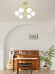 Creamy Lychee Matcha Candelabrum Chandelier