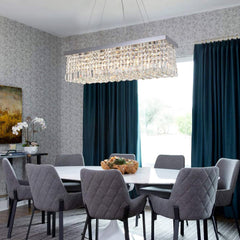 Crystal Raindrop Candelabrum Chandelier