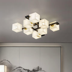 Cubist Alabaster Cluster Ceiling fixture Ceiling Lamp