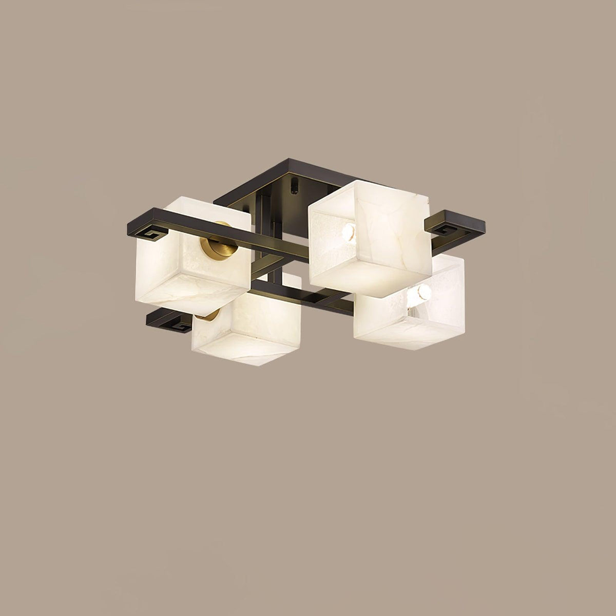 Cubist Alabaster Cluster Ceiling fixture Ceiling Lamp
