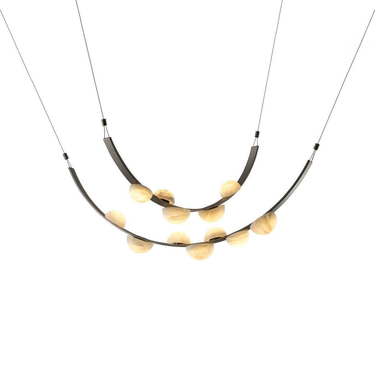 Dew Drops Alabaster Ceiling fixture Chandelier