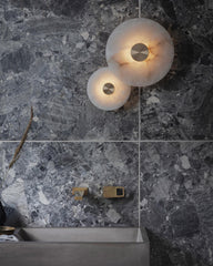 Disc Shaped Alabaster Wall sconce Wall Light