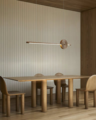 Erhu Wood Ceiling fixture Chandelier