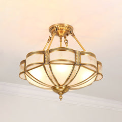 Floral Brass Ceiling fixture Ceiling Lamp