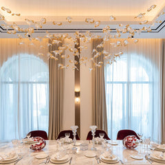 Frosted Petals Frozen Pendant light Chandelier