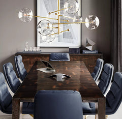 Glass Globe Mobile Ceiling fixture Chandelier