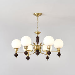 Globe Orb Candelabrum Chandelier