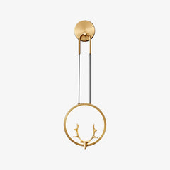 Golden Antler Bracket light Wall Light