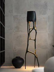 Gothic Sculpture Torchiere Lamp Floor Lamp