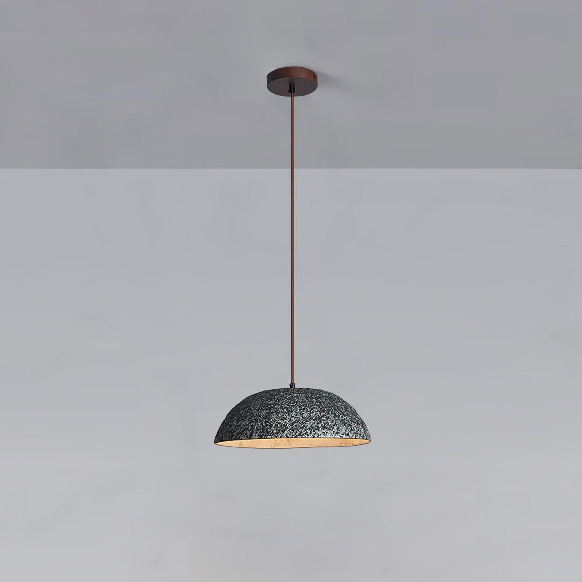 Half Dome Vintage Ceramic Droplight Pendant Lamp