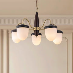 Hazelnut Branch Crown Chandelier