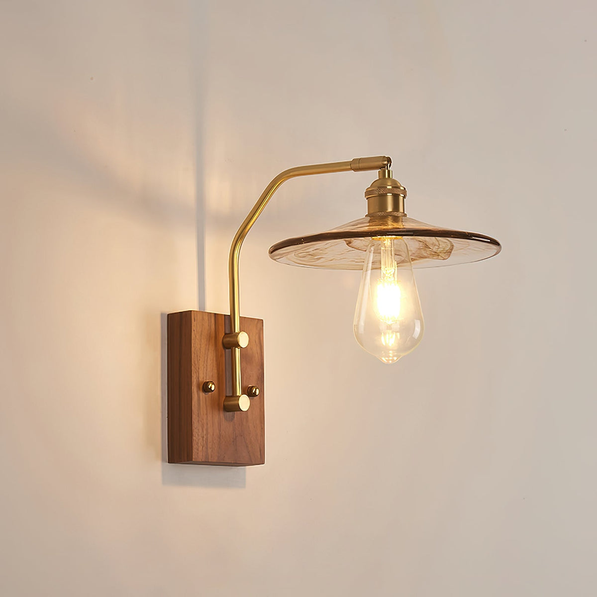 Heritage Walnut Wall-mounted light Wall Lamp