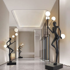 Juggling Sculptor Free-standing Lamp Floor Lamp
