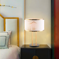 Landscape Painting Side table lamp Table Lamp