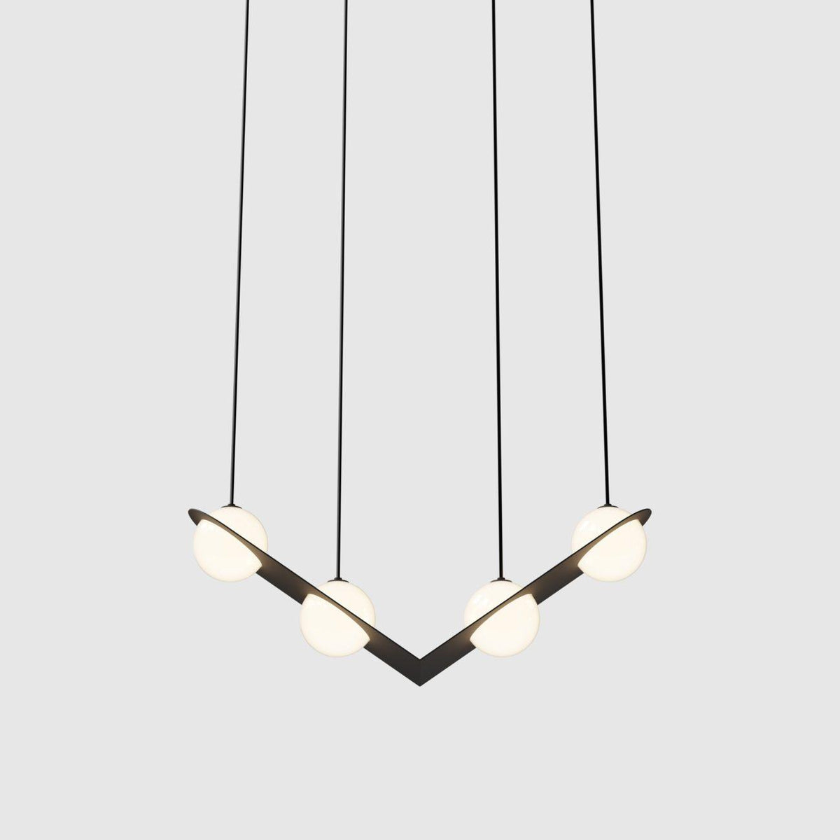 Orbion Black Droplight Pendant Lamp