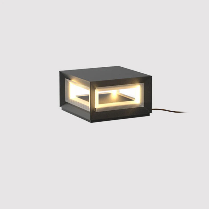 Light Cube Patio light Outdoor Post Light