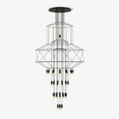 Lines Gasolier Chandelier
