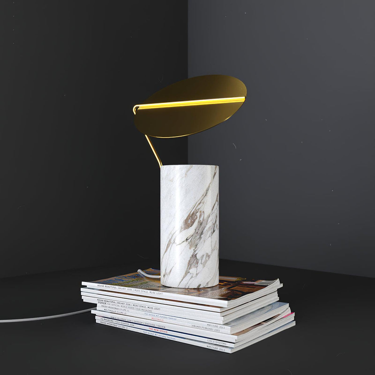 Marble Coffee Reading light Table Lamp