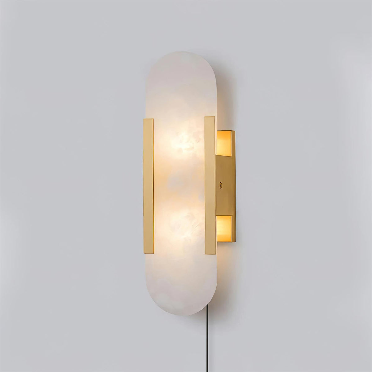Melange Elongated Plug-in Bracket light Sconce