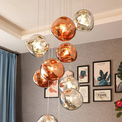 Multi Lava Round Hanging light Pendant Lamp