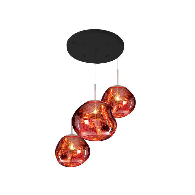 Multi Lava Round Hanging light Pendant Lamp