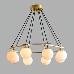 Miira Alabaster Electrolier Chandelier
