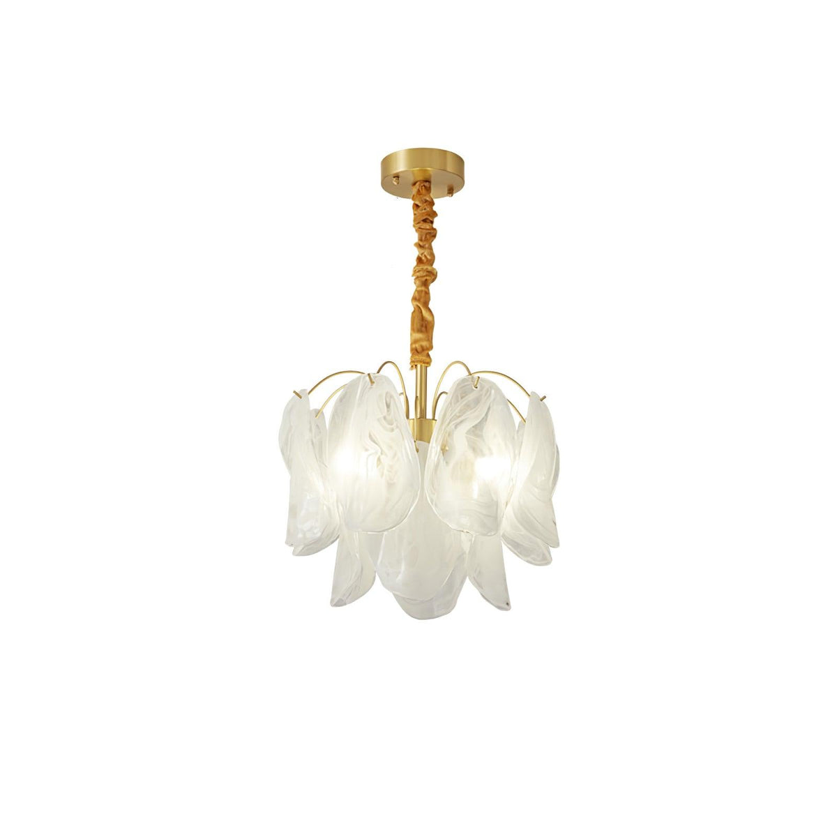 Multi Tier Cloud Glass Droplight Pendant Light