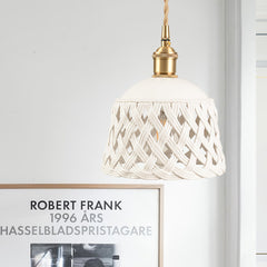Openwork Ceramic Hanging light Pendant Lamp