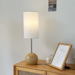 Orbis Wooden Sphere Side table lamp Table Lamp