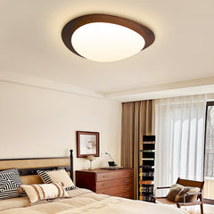 Pebble Walnut Ceiling light Ceiling Light