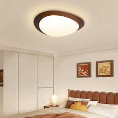 Pebble Walnut Ceiling light Ceiling Light