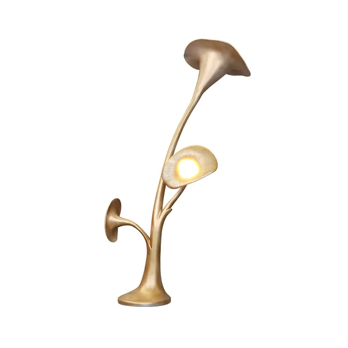 Petunia Sculpture Torchiere Lamp Floor Lamp