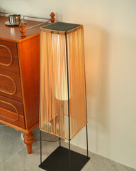 Plastic Rattan Architectural light Outdoor Post Light