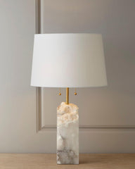Raw Alabaster Reading light Table Lamp