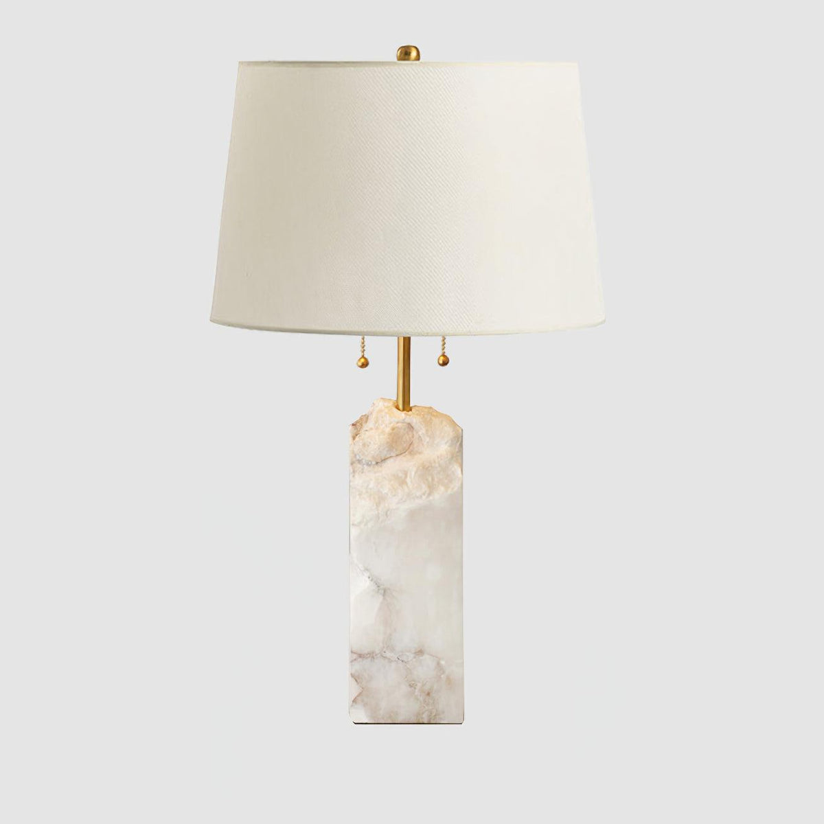 Raw Alabaster Reading light Table Lamp