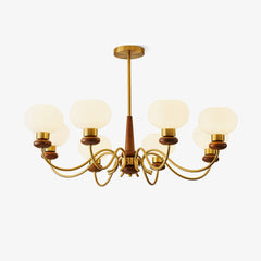 Regency Globe Gasolier Chandelier