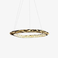Resin Circlet Brass Hanging light Pendant Lamp